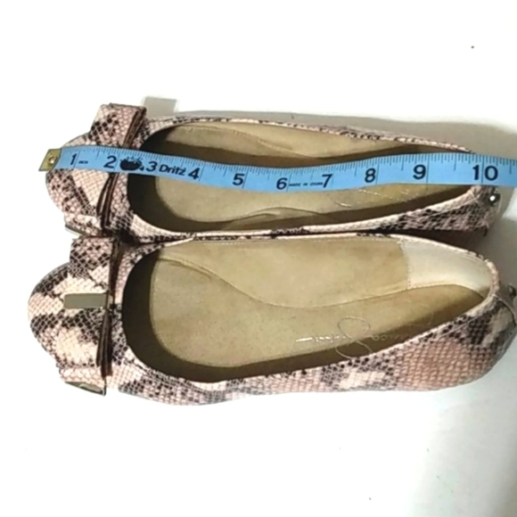 JESSICA SIMPSON ANIMAL PRINT BALLERINA FLATS SiZE 7 - Picture 7 of 10